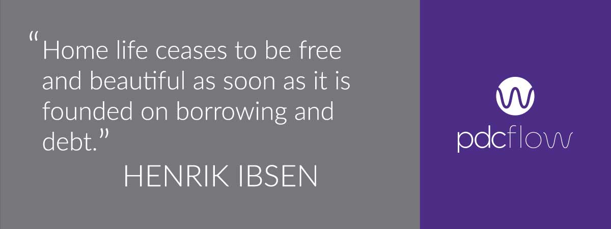 Debt Quote Henrik Ibsen