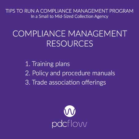 Tips to Run a Compliance Management Program In a Small to Mid-Sized Collection Agency