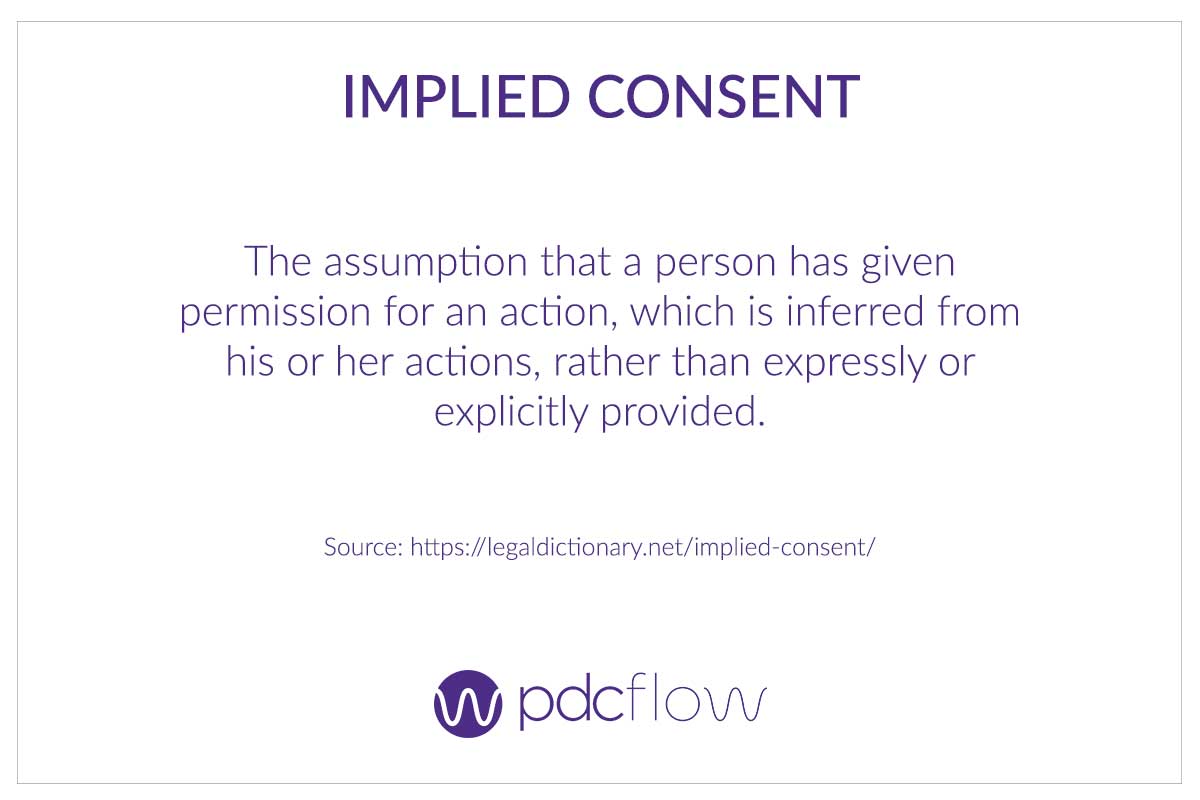Implied Consent Legal Definition