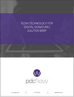 FLOW Technology for Digital Signatures Solution Brief
