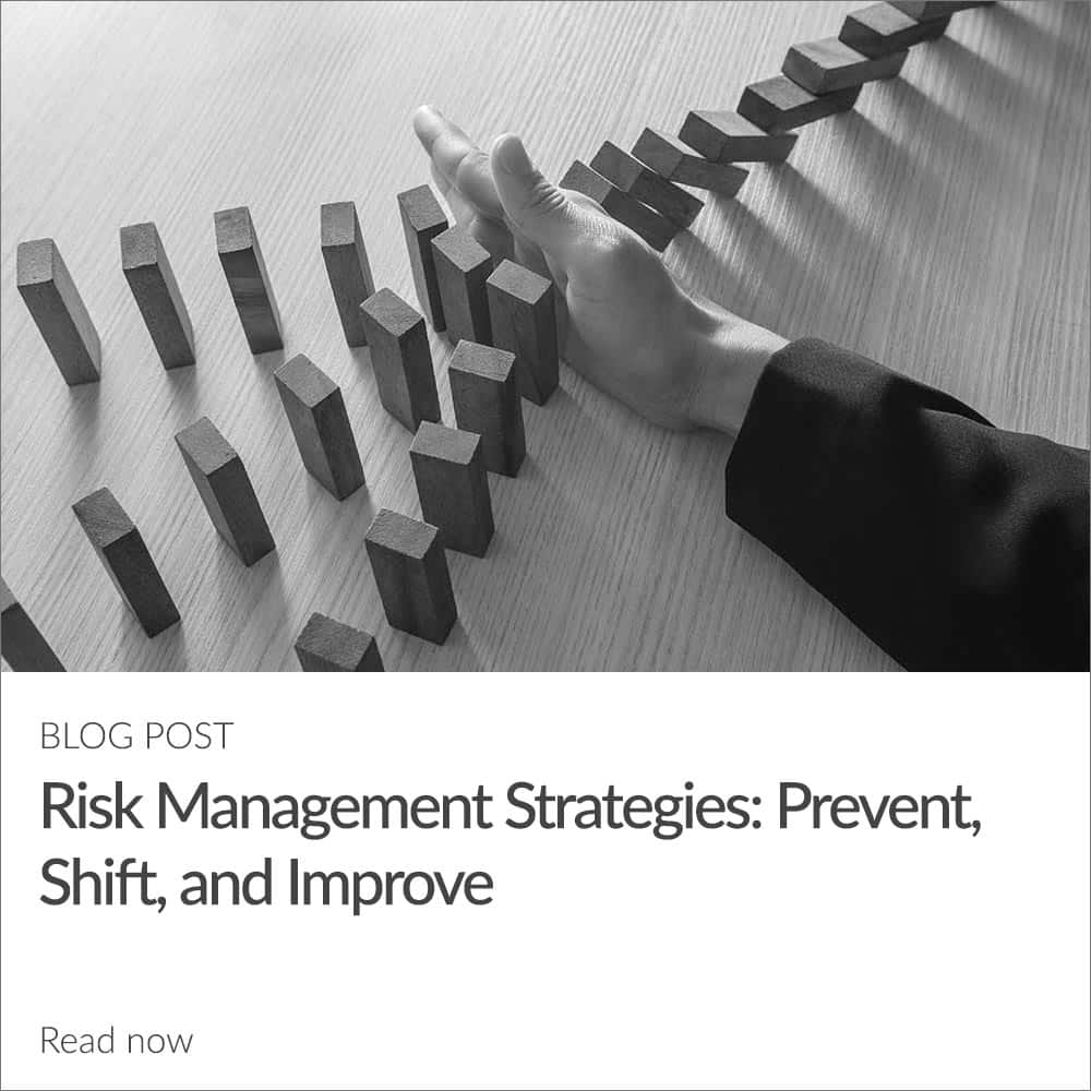 Risk Management Strategies: Prevent, Shift, and Improve