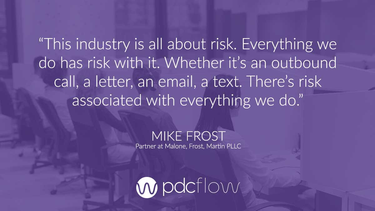Mike Frost Quote on Compliance Risk