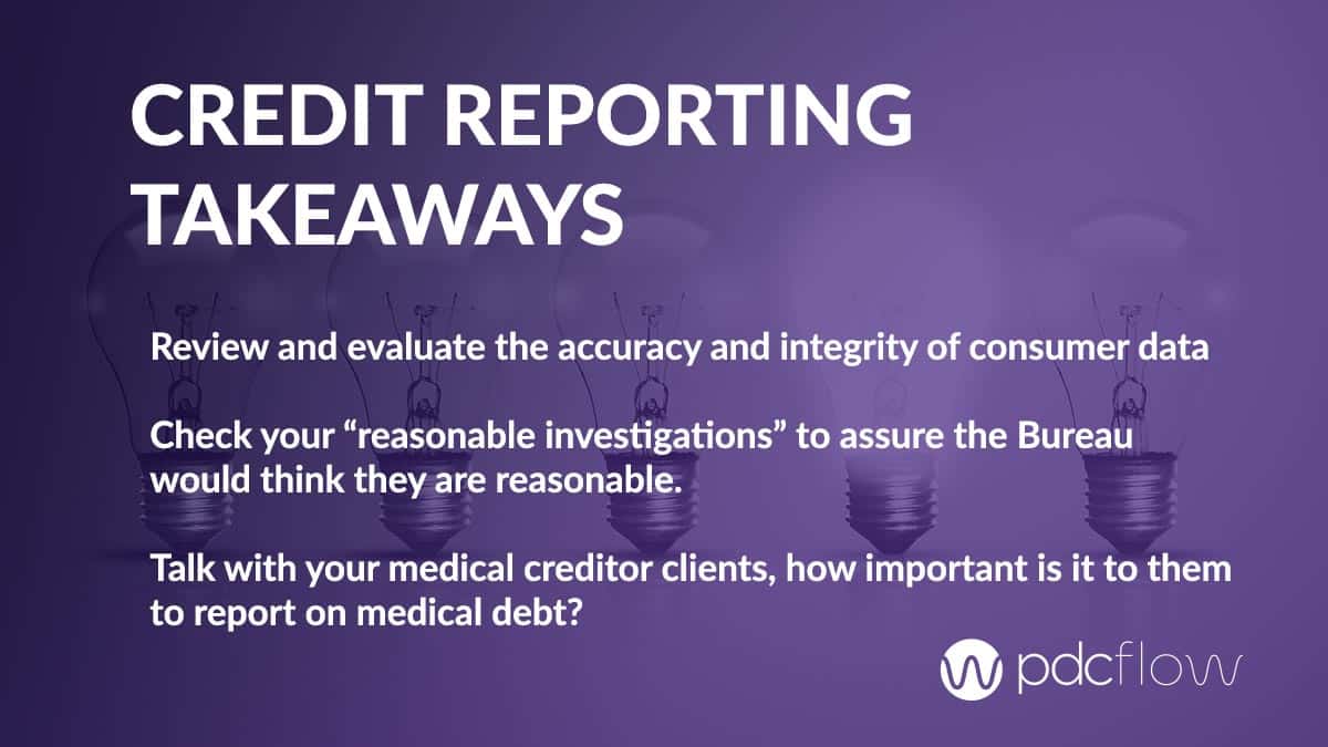 Credit Reporting Takeaways for CFPB Compliance