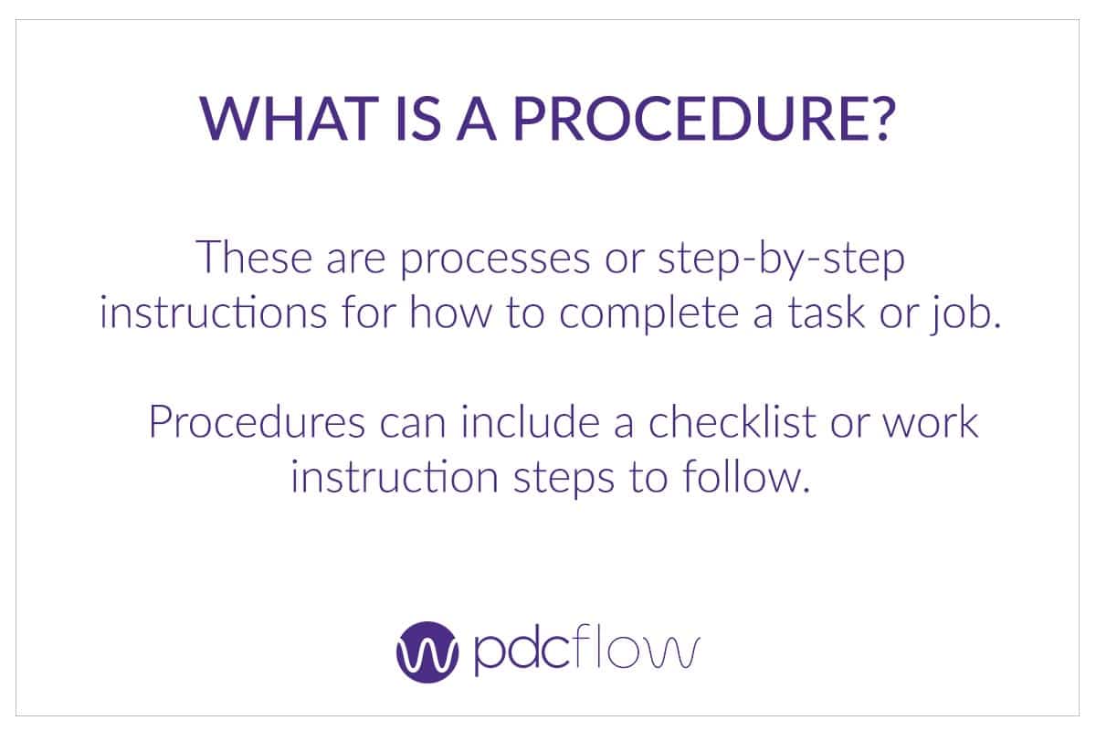 Procedure Definition