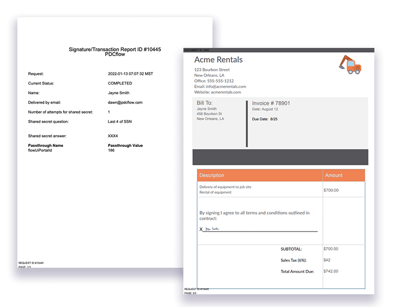 Pull detailed audit reports