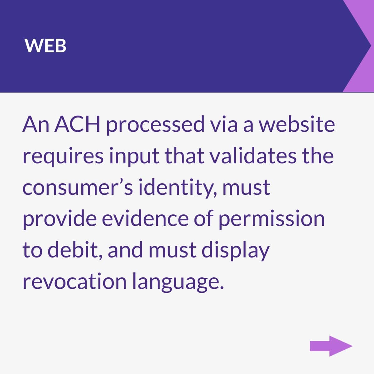 WEB ACH Authorization