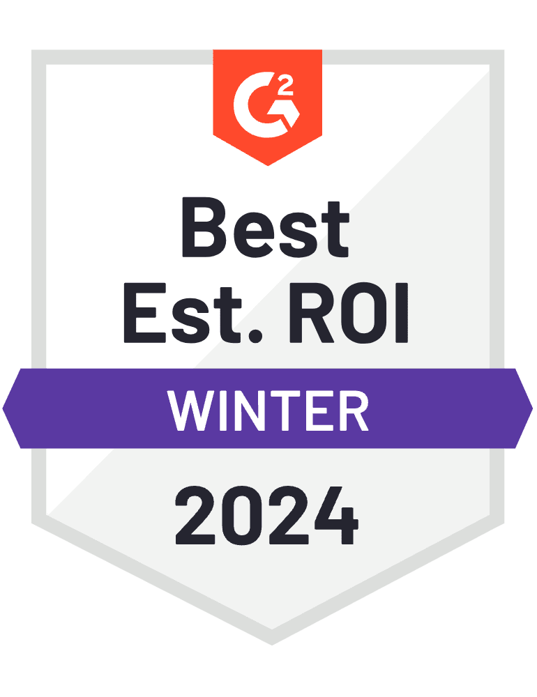 G2 - Best Est ROI - Winter 2024