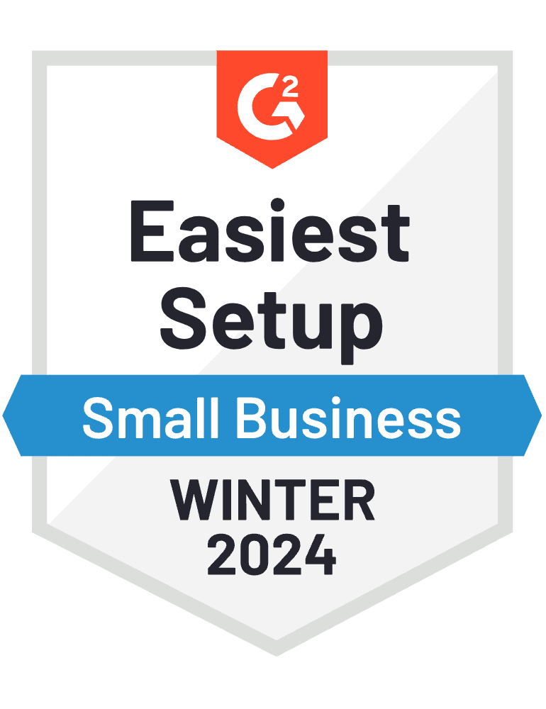 G2 - Easiest Set Up - Small Business - Winter 2024