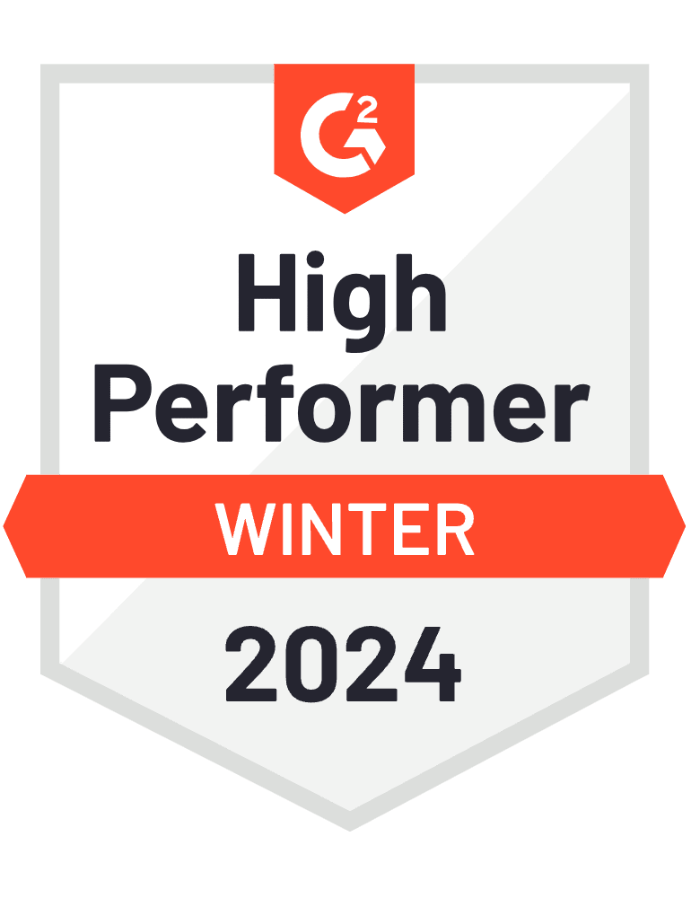 G2 High Performer - Winter 2024