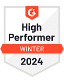 G2 Badge High Performer Winter 2024